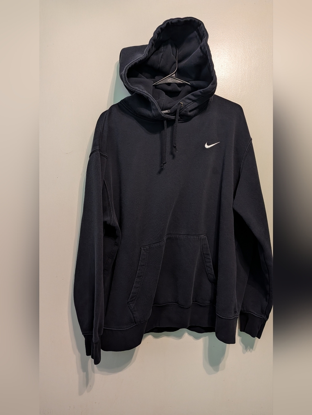 Nike Men's Black Swoosh Pullover Hoodie